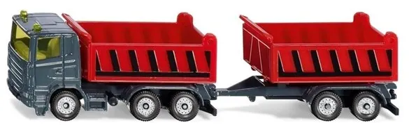 SIKU Lkw mit Kippmulde und Kippanhänger