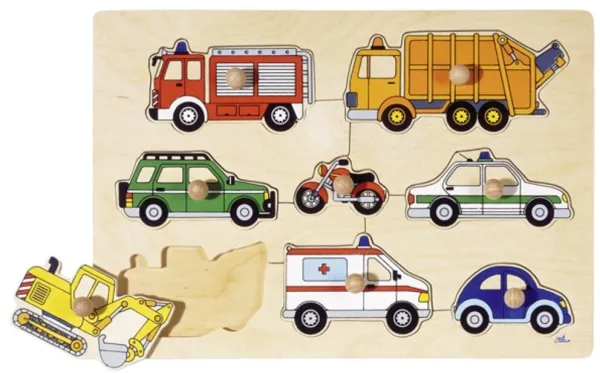 Puzzle, Baufahrzeuge